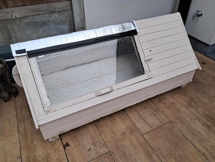 Mooi konijnen (of ander knaagdier)hok!!, Animaux & Accessoires, Rongeurs & Lapins | Cages & Clapiers, Utilisé, Enclos, 60 à 90 cm