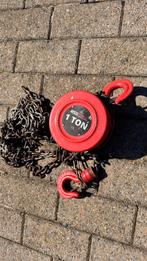 Katrolketting , kettingtakel 1 TON, Ophalen, Zo goed als nieuw