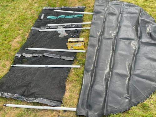 Trampoline doek diameter ong.4m + toebehoren!, Kinderen en Baby's, Speelgoed | Buiten | Trampolines, Gebruikt, Ophalen