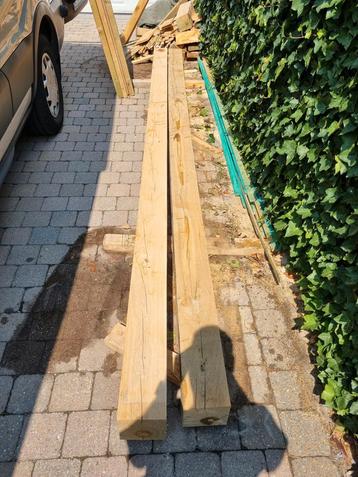 Eiken balken 15x15 4m beschikbaar voor biedingen