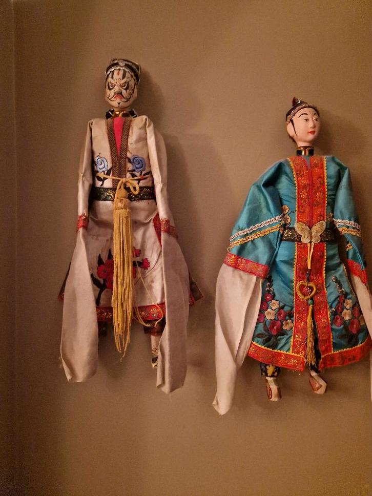 Japanse Opera Poppen 19e Eeuw, Antiquités & Art, Art | Art non-occidental, Enlèvement ou Envoi