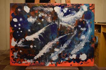 Painting Abstract Serie No (14), by joky kamo,❗❗Sold❗❗, Enlèvement
