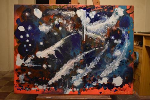 Schilderij Abstracte serie nr. (14), door joky kamo❗Verkoch❗, Antiek en Kunst, Kunst | Schilderijen | Abstract, Ophalen