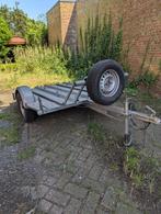 Dubbele aanhangwagen voor motoren