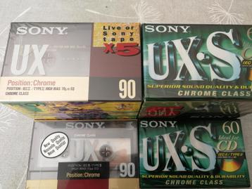 12 Cassettebandjes Sony Chrome in blister