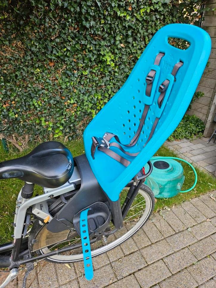 Yepp (Thule) Maxi fietsstoeltje Achter - zadelbuis - Ocean, Fietsen en Brommers, Fietsaccessoires | Fietsstoeltjes, Zo goed als nieuw