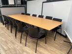 Grote vergadertafel 400x120 cm (zwart), Ophalen