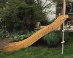 Glijbaan in duurzaam robinia/RVS, Kinderen en Baby's, Speelgoed | Buiten | Speeltoestellen, Ophalen, Gebruikt, Glijbaan