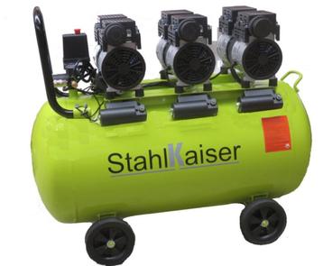 Stahlkaiser stille Olievrije Compressor 100 L 8 Bar .Nieuw!! beschikbaar voor biedingen