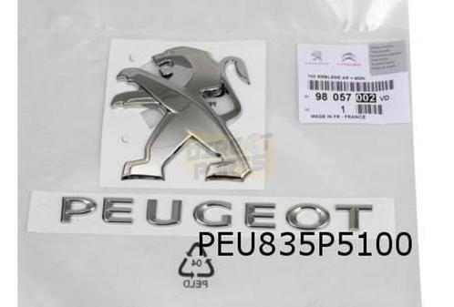 Peugeot 308 embleem logo ''Peugeot'' Origineel! achter 98 05, Autos : Pièces & Accessoires, Carrosserie & Tôlerie, Peugeot, Neuf
