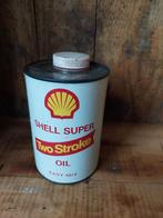 Oud shell 2 stroke olieblik, Verzamelen, Ophalen of Verzenden