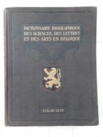Dictionnaire biographique des Sciences, des Lettres et des A, Livres, Eugène De Seyn, Utilisé, Enlèvement ou Envoi