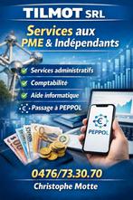 Service d'aide aux PME et indépendants - Support PEPPOL, Services & Professionnels, Conseiller d'affaires & Intermédiaires, Conseils en affaires