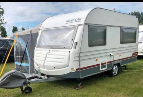 Home-car rally 40 met mover,  luifel, antislingerkoppeling, Caravans en Kamperen, Caravans, Particulier, tot en met 4, Treinzit