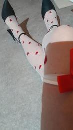kniekousen  hartjes, Kleding | Dames, Leggings, Maillots en Panty's, Ophalen of Verzenden, Nieuw, Panty