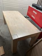 Houten tafel, Huis en Inrichting, Tafels | Eettafels, Ophalen, Zo goed als nieuw, Vijf personen of meer, Rechthoekig