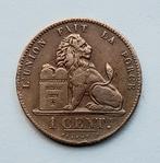 Belgique 1 cent 1912 onvolledige E en N     (609), Postzegels en Munten, Munten | België, Ophalen of Verzenden, Losse munt