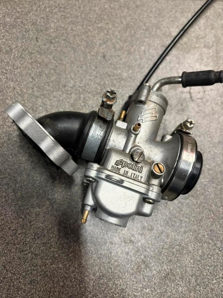 Polini  21mm carbu + polini spruitstuk, Fietsen en Brommers, Brommeronderdelen | Scooters, Zo goed als nieuw, Ophalen