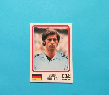 Autocollant Gerd Müller sur l'histoire de la Coupe du monde, Enlèvement ou Envoi, Comme neuf, Autocollant