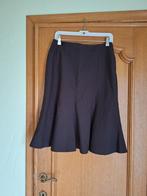 jupe brune (genoux) - taille 36/38, Bruin, Ophalen of Verzenden, Knielengte, D'Auvry classic