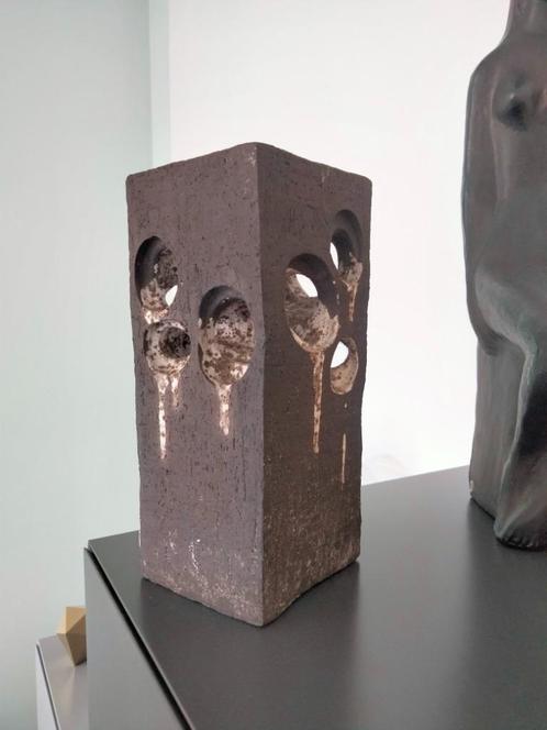 Chunky Brutalist keramiek sculptuur beeld, Antiek en Kunst, Kunst | Overige Kunst, Ophalen of Verzenden