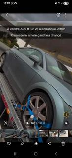Audi tt 3.2 v6 2007 accidentée arriere gauche, Auto's, Bedrijf, Te koop, TT