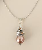 Dolce Luna Hanger Ketting, Ophalen, Met hanger, Beige, Nieuw