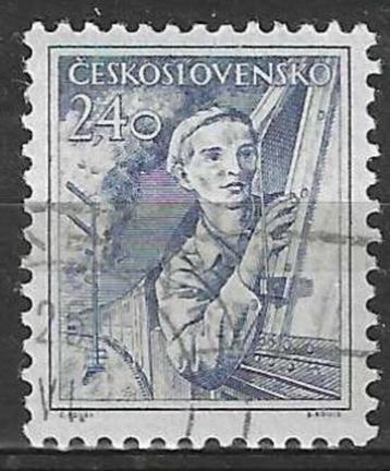 Tsjechoslowakije 1954 - Yvert 763 - Arbeiders (ST) beschikbaar voor biedingen