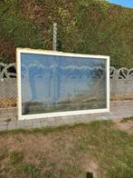 Gratis Wit Raam pvc  dubbelglas, Ophalen, Gebruikt