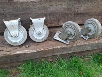 set van 2 bok en 2 zwenkwielen dia 160 mm beschikbaar voor biedingen