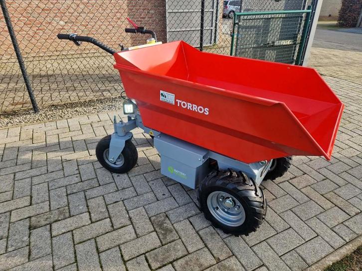 ELEKTRISCHE DUMPER met HYDRAULISCHE KIPBAK, Articles professionnels, Machines & Construction | Grues & Excavatrices, Dumper, Enlèvement ou Envoi