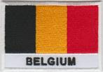 België vlag stoffen opstrijk patch embleem #2, Diversen, Nieuw, Verzenden