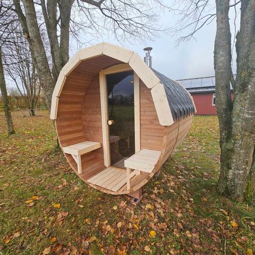 Barrel Sauna 2,5M (Gratis Levering & Plaatsing), Sport en Fitness, Sauna, Nieuw, Ophalen of Verzenden