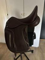 Donkerbruin dressuurzadel, Enlèvement ou Envoi, Comme neuf