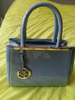 Sac verni Mélanie cuir, Handtassen en Accessoires, Ophalen of Verzenden, Gebruikt, Grijs