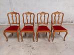 4 Chaise en Chêne "Nouveau recouvert", Antiquités & Art, Enlèvement ou Envoi