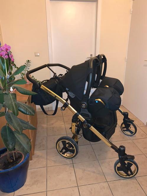Tweeling kinderwagen 6in1 Junama Diamond S Line., Kinderen en Baby's, Tweelingen en Meerlingen, Zo goed als nieuw, Ophalen