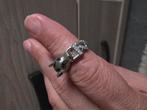 Ring in zilver maat53, Handtassen en Accessoires, Ringen, Ophalen of Verzenden, Zo goed als nieuw, Zilver, Zilver