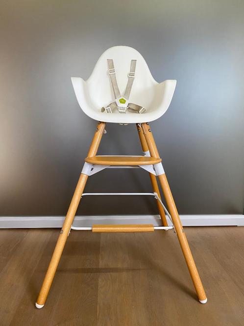 Childhome Evolu 2 Kinder eetstoel, Kinderen en Baby's, Kinderstoelen, Gebruikt, Afneembaar eetblad, Gordel(s), Ophalen
