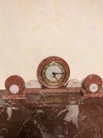 Marmeren schouwgarnituur, Antiquités & Art, Antiquités | Horloges, Enlèvement