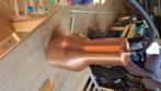 2 hanglampjes, merk zuiver, Huis en Inrichting, Lampen | Hanglampen, Ophalen of Verzenden, Gebruikt, Vintage, 50 tot 75 cm
