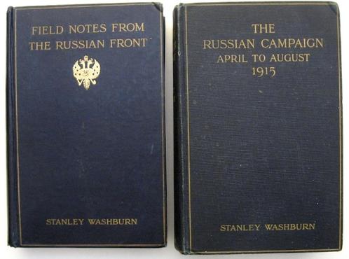 Field Notes From the Russian Front 1915 2V Washburn Rusland, Antiek en Kunst, Antiek | Boeken en Manuscripten, Ophalen of Verzenden