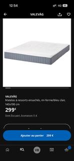 Matelas 140x190 + Sommier, Matelas, Enlèvement, Deux personnes, 190 cm ou moins