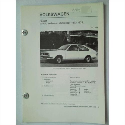 Volkswagen Passat Vraagbaak losbladig 1973-1975 #2 Nederland, Boeken, Auto's | Boeken, Gelezen, Volkswagen, Ophalen of Verzenden