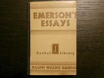 Emerson's Essays (Jacket Library) Ralph Waldo Emerson beschikbaar voor biedingen