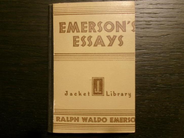 Emerson's Essays (Jacket Library) Ralph Waldo Emerson, Boeken, Essays, Columns en Interviews, Ophalen of Verzenden