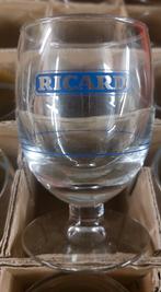 6 Ricard-glazen met transparant schrift, Verzamelen, Ophalen of Verzenden, Zo goed als nieuw