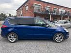 Ford s max  titanium bj 2014 km 215.000 2.0 diesel, Auto's, Zwart, 4 cilinders, Blauw, Leder en Stof