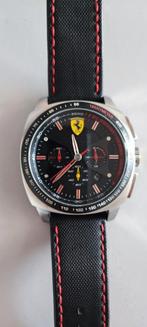 Montre Ferrari Aero Evo Chrono Quartz, Handtassen en Accessoires, Horloges | Heren, Ophalen of Verzenden, Zo goed als nieuw, Leer
