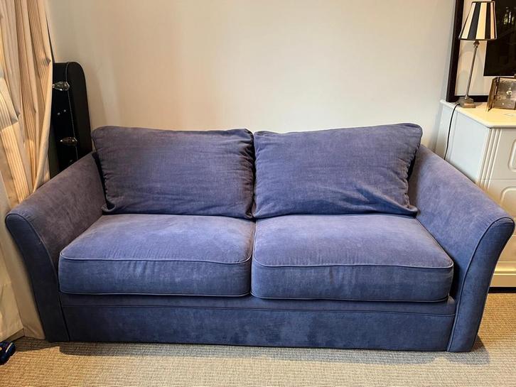 Canapé-lit, Maison & Meubles, Chambre à coucher | Canapés-lits, Utilisé, Autres dimensions, Deux personnes, Bleu, Enlèvement
